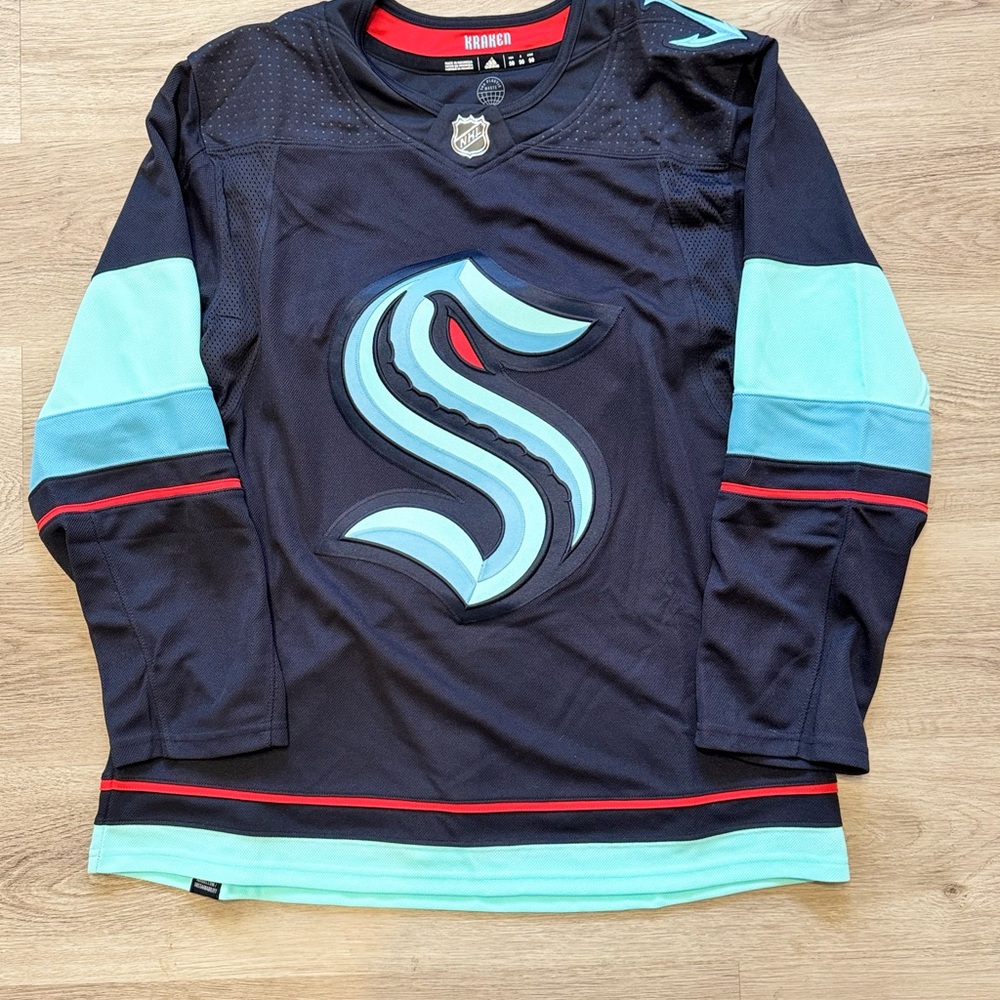 Men's Seattle Kraken Fanatics Deep Sea Blue Home Breakaway Jersey